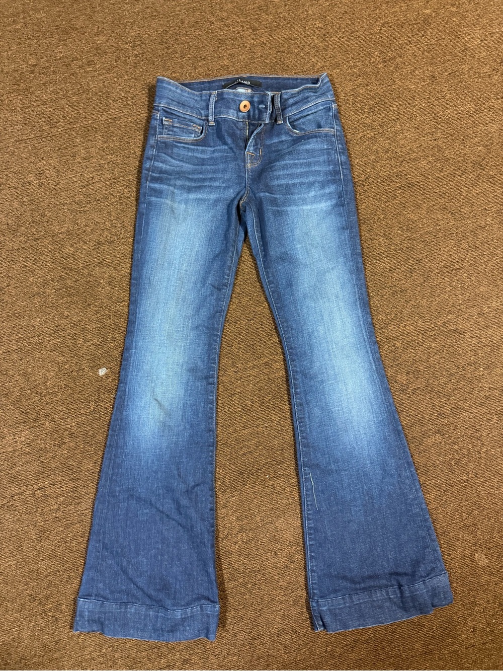 J brand low rise flare jeans